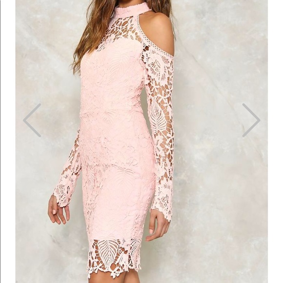 Pink cold shoulder dress BRAND NEW!! - Picture 3 of 4